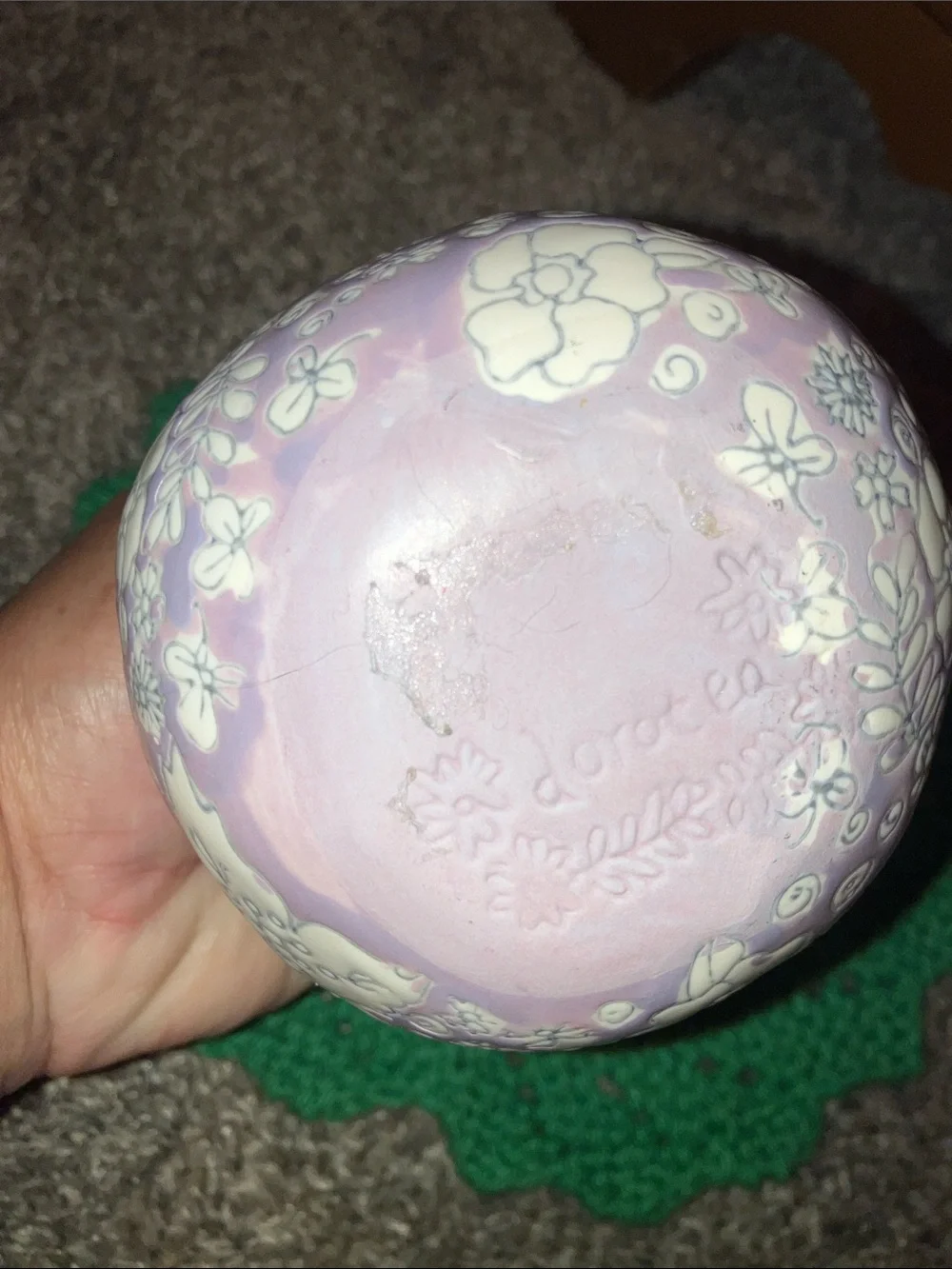 Anthropologie Dorotea Bud Vase Stoneware Pottery 4.5” Tall